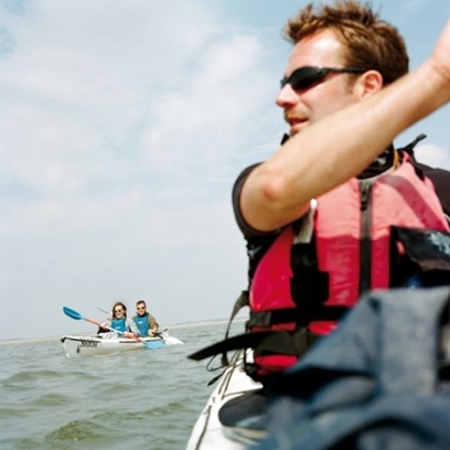 Matthieu Cornu Kayak en Baie de Somme